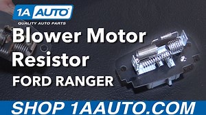 How to Replace Blower Motor Resistor 1995-2011 Ford Ranger