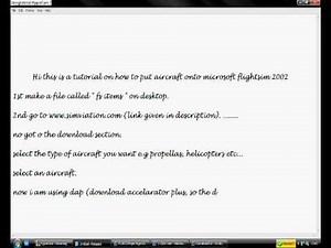 how to add new aircraft: microsoft fs 2002 (tutorial)