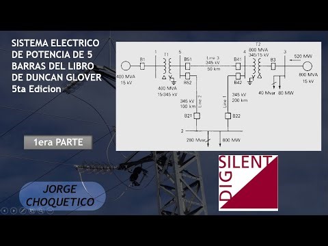 SISTEMA DE 5 BARRAS (Duncan Glover 5th ed) DIGSILENT POWERFACTORY - LOAD FLOW ANALYSIS - 1era parte