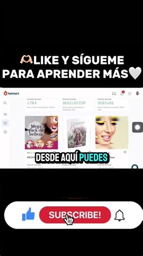 Aquí encuentras lo que vas a vender