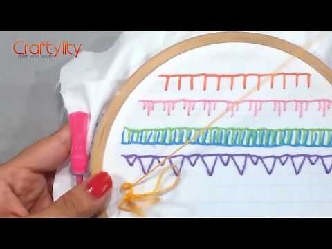 Hand Embroidery Stitches for Beginners: 10 Blanket Stitch Variations | Embroidery Tutorial Part 1