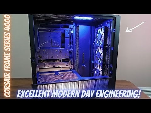 Corsair Frame 4000D RS ARGB Modular Computer Case - So Many Options!