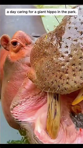 Have you ever taken care of a hippo this big?