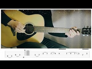 Southern Star [Relaxing Ambient Melody] Guitar Lesson w/ Tabs!