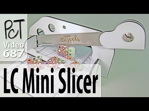 Lucy Clay Mini Slicer Demo for Slicing Polymer Clay Canes
