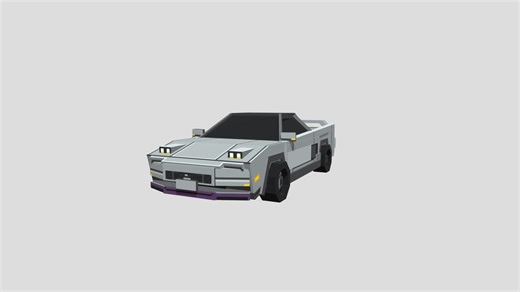 Honda nsx 1990 minecraft voxel animated - Download Free 3D model by kussia888