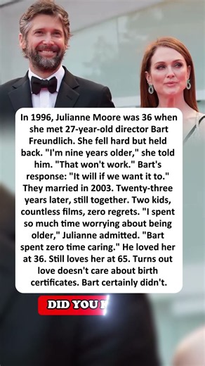 Why Julianne Moore's Marriage Works