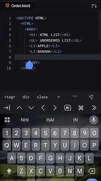 Master HTML Lists in One Minute | HTML Crash Course