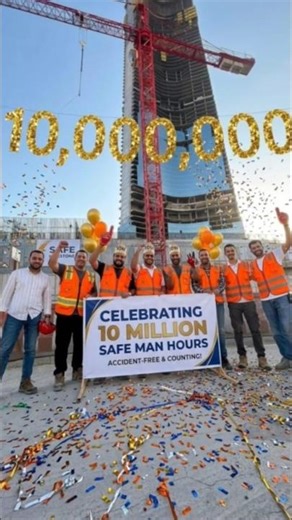 10 Million Safe Working Hours 🎉💪 | Zero Accident Milestone! #Shorts