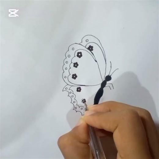 How to draw a beautiful & easy butterfly