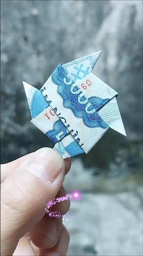 Phi Tiêu Giấy Được Gấp Bằng Tờ 5k Cực Đẹp | Easy Money Origami Ninja Star