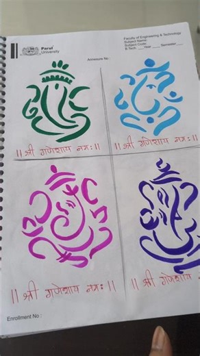 Bairan👀✨ #shorts #youtubeshorts #viral #trending #drawing #art #ganesh #shivparvati #radhakrishna