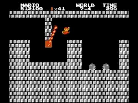 Super Mario Bros. The Lost Levels World 7-4