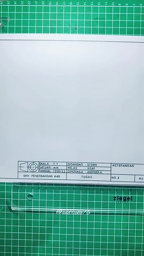 Belajar Gambar Teknik dan Etiket Mesin