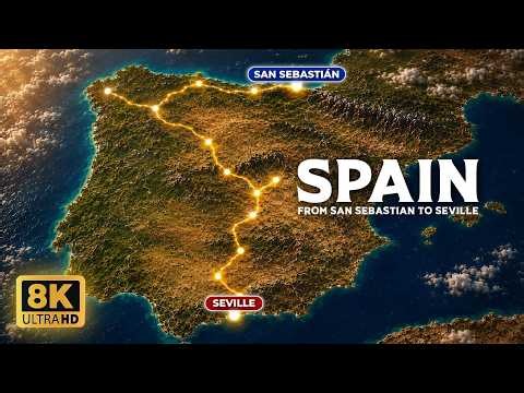 SPAIN: From San Sebastián To Seville | Breathtaking Destinations in 8K