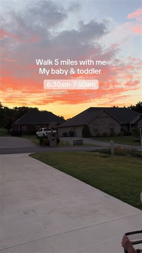 Postpartum Morning Walks with My Kids