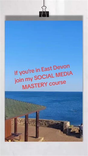 Join my SOCIAL media mastery course this September