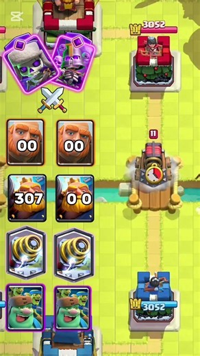 Evolution Skeleton army vs Skeleton #clashroyale #supercell