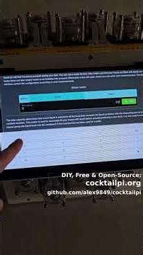 Build Your Own Automatic Bartender 🍸 | Free Open-Source Raspberry Pi Cocktail Machine Software