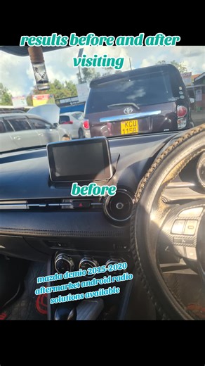 Mazda demio 2015-2020 aftermarket android radio solutions available Fitted with ♣︎9inches android radio ♣︎console or frame for perfect fit ♣︎canbus for retaining original functionality ★QLED SCREEN ★Bluetooth connectivity ★Navigation system ★wifi and phone Hotspot ★Wireless Carplay and apple Carplay ★32 2,64 4storage ★5 volts output ★Inbuilt dsp ☆YouTube 💰💰25000 ☎️0704965666 📌GREEN COAST SOUNDS https://share.google/HlEUpOhuJ10gFFEe0 @mazda_2ke @mazda_demio_club @mazdademio__ @mazda2_modified 