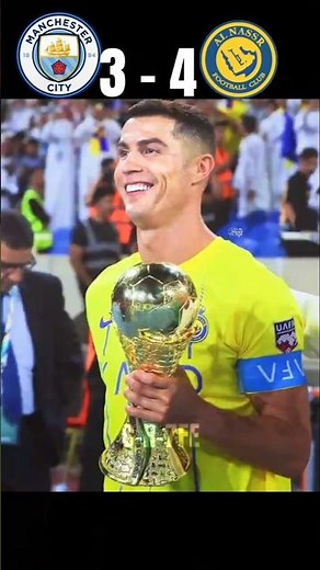 Cristiano Ronaldo Back From Injury 🐐 | Al Nassr vs Man City Thriller #football #ronaldo#soccer