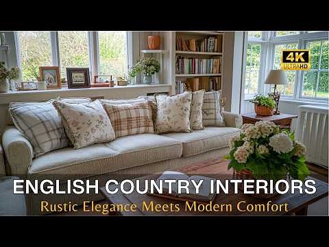 Rustic Elegance Meets Modern Comfort: A Guide to English Country Interiors