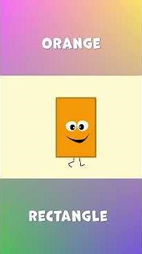 RECTANGLE | Learning shapes for kids #educationalforkids #preschoollearning #funlearning