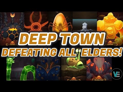 DEEP TOWN - Defeating all Elder Bosses in Consecutive Order! [HD]