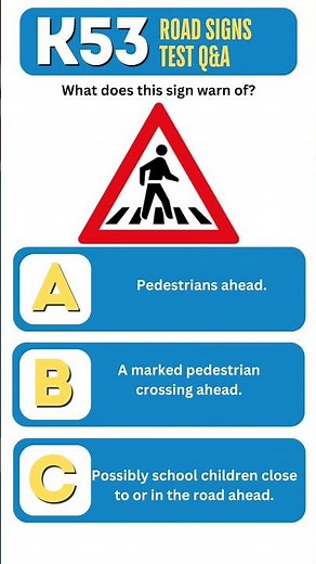 K53 Learners License Study Quiz 16 | SOUTH AFRICA