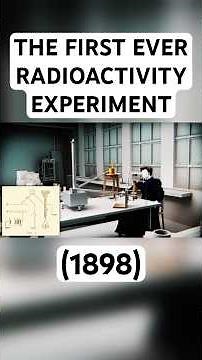 Explaining the FIRST EVER Radioactivity Measurement (1898)