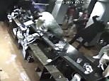 Shocking CCTV footage of mass brawl inside nightclub