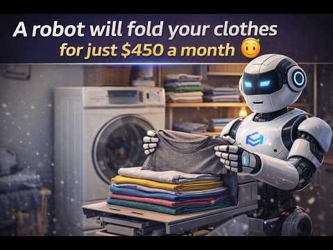 A robot will fold your clothes for just $450 a month 🫡
