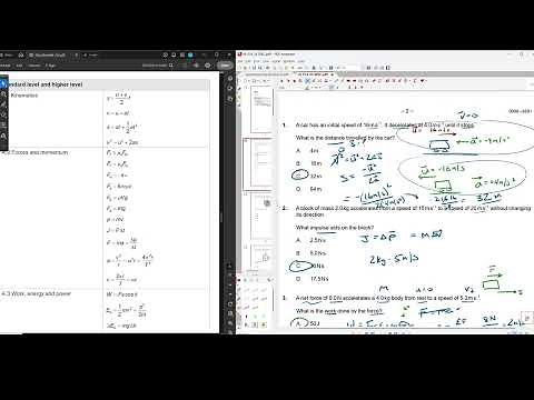 IB Physics Exam Review - Paper 1A (Specimen Paper) Solutions