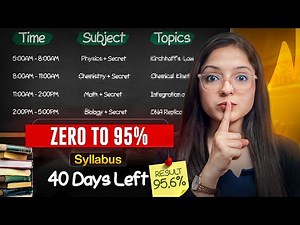 Zero to 95% in 40 DAYS | BEST STRATEGY for Class 12 Board Exam 2026 | *STOP OVERTHINKING* Ekta Soni