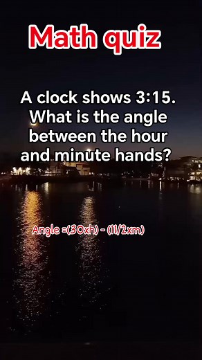 Math / angle between the hour and minute hands #civilserviceexamination2025 #civilserviceexam2025 #civilserviceexam #riddlechallenge #CSEReview #AnalyticalSkills #math #NAPOLCOM #LogicChallenge #science #logicalreasoning | Arturo Infornon Malag Jr.