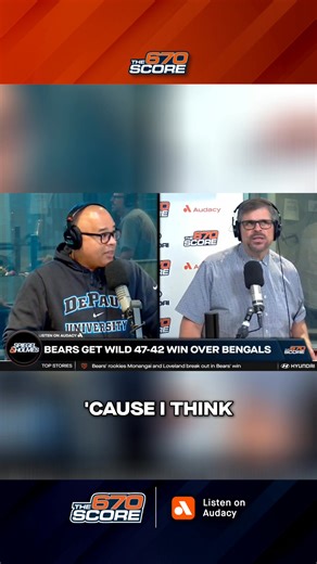 It feels great to have the Bears legitimately in the playoff hunt halfway through the season. | 670 The Score