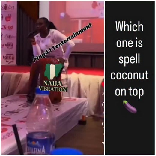 Hmmmm has 1000 unspoken words! How do you even spell coconut using your waist 😁🍆 📺 @plug411ent | Naijavibration