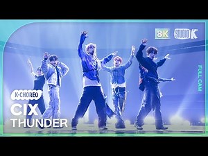 [K-Choreo 8k] CIX 직캠 'THUNDER' (CIX Choreography) @Musicbank 250124