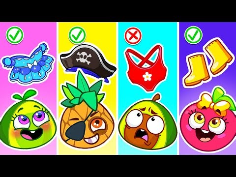 Kids Learn Weather & Clothes | Dresses Up as a Bride! Funny Stories for Kids | P&P Stories #forkids