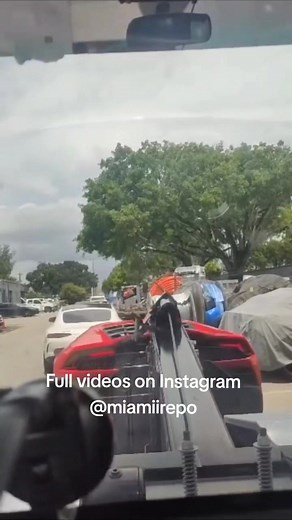 Not the Lamborghini 🫣 #towtruck #repo #miami #florida #viral #lamborghini