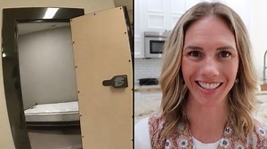 Chilling police footage reveals 'panic room' in house abusive mum Ruby Frank punished her kids in