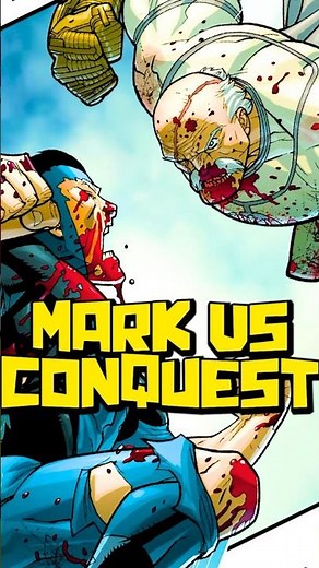 The Bloodiest Fight in Invincible Begins | Invincible Mark vs CONQUEST #invincible #shorts #comics