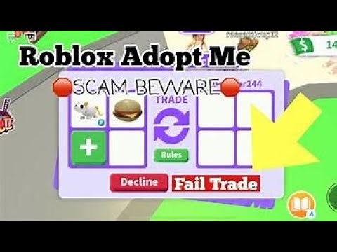 Adopt me Trade Scam Script check description