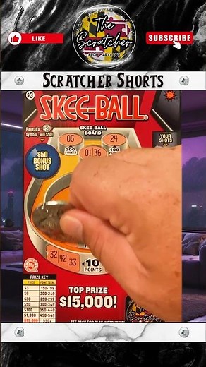 🔮Skee-Ball Win🥇| Daily Scratch 🗓️| Maryland Lottery | #scratchofftickets
