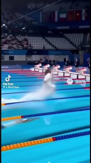 Holy Splash! Jesus Outruns Swimmers in Epic Olympic Race