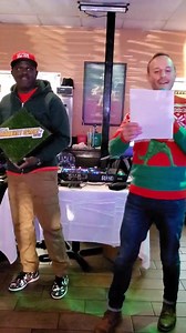 Larry Tinsley is a winner of the Greg Street Community Service award. It was presented today during Entercom Atlanta's Holiday Party. | V-103 The People's Station