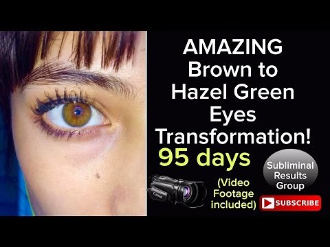 She changed her eye color to hazel green in 95 days using quadible integrity & akuo affirmations!