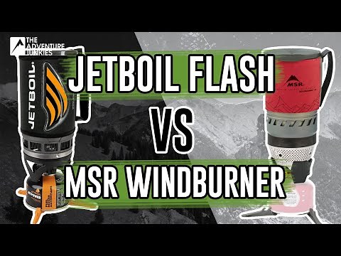 Jetboil Flash vs MSR Windburner - Stove Comparison