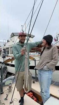 Patrick and Brigitta give a tour of their new to them 1983 Bristol Channel Cutter! #sailing