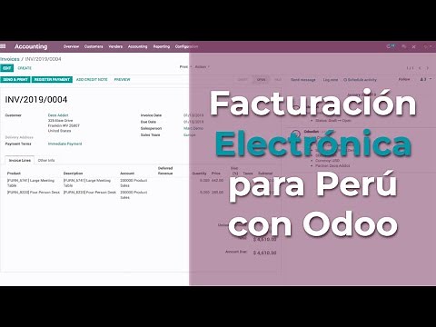 ✅👍 Implementa la facturación electrónica para Perú con Odoo 💻🖥